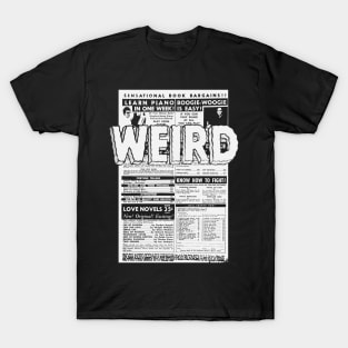 Weird Comic Strip Advertising T-Shirt